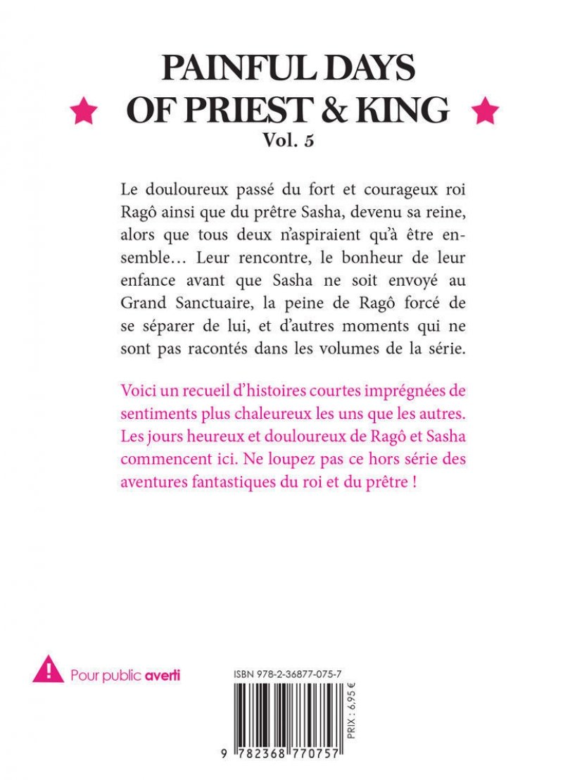 IMAGE 2 : Painful Days of Priest and King - The Priest Tome 5 - Livre (Roman)