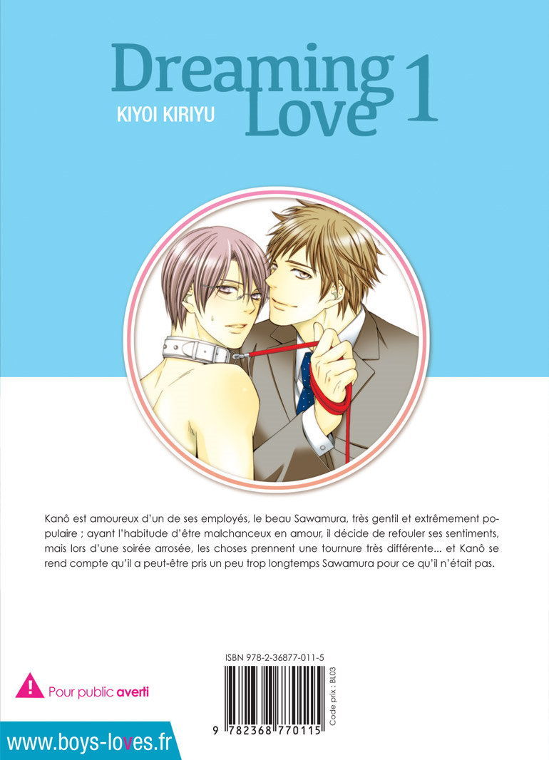 IMAGE 3 : Dreaming Love - Tome 01 - Livre (Manga) - Yaoi