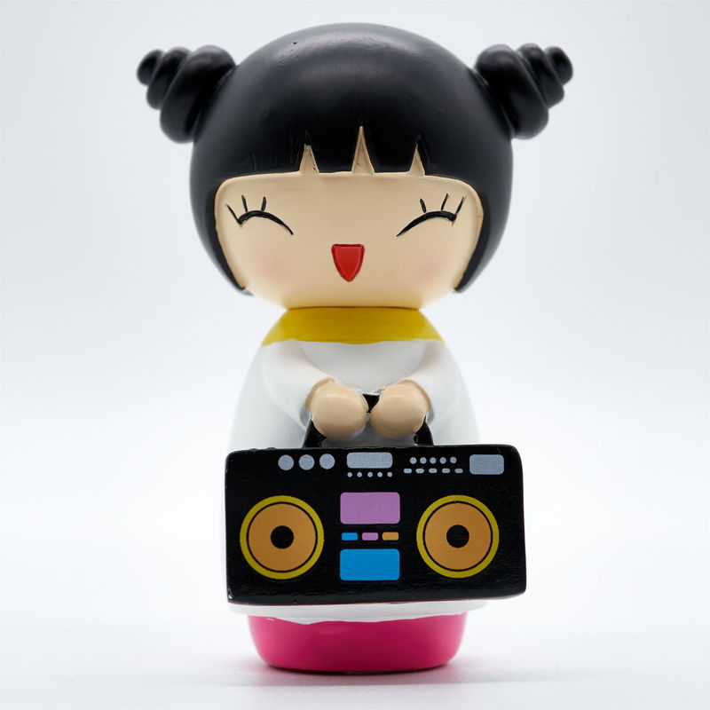 Figurine - Party Girl - Poupée japonaise Kokeshi - Momiji