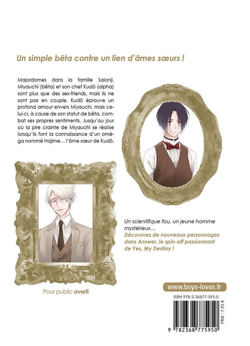 IMAGE 2 : Yes, my Destiny - Tome 03 - Livre (Manga) - Yaoi - Hana Collection