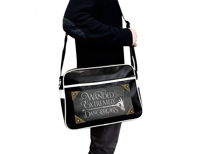 IMAGE 4 : Sac Besace - Wanded and Extremely Dangerous - Grand format - Les Animaux fantastiques - ABYstyle