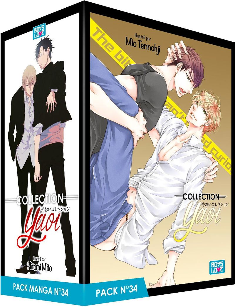 Pack Boy's Love - Partie 34 - 5 Mangas (Livres) - Yaoi