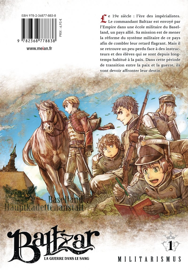 IMAGE 3 : Baltzar : La guerre dans le sang - Tome 01 - Livre (Manga)