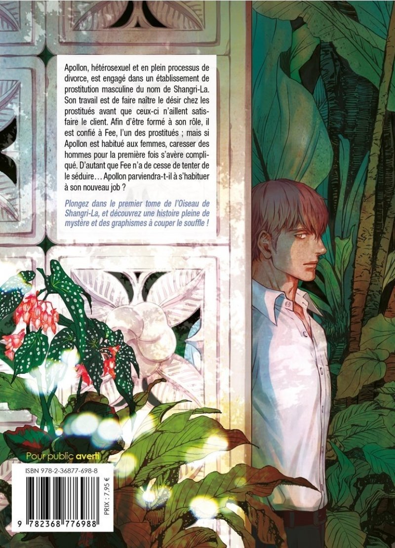 IMAGE 2 : L'oiseau de Shangri-la - Tome 01 - Livre (Manga) - Yaoi - Hana Collection