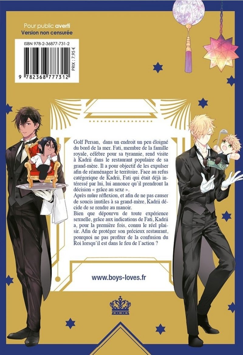 IMAGE 2 : Les fantaisies du roi - Livre (Manga) - Yaoi - Hana Collection