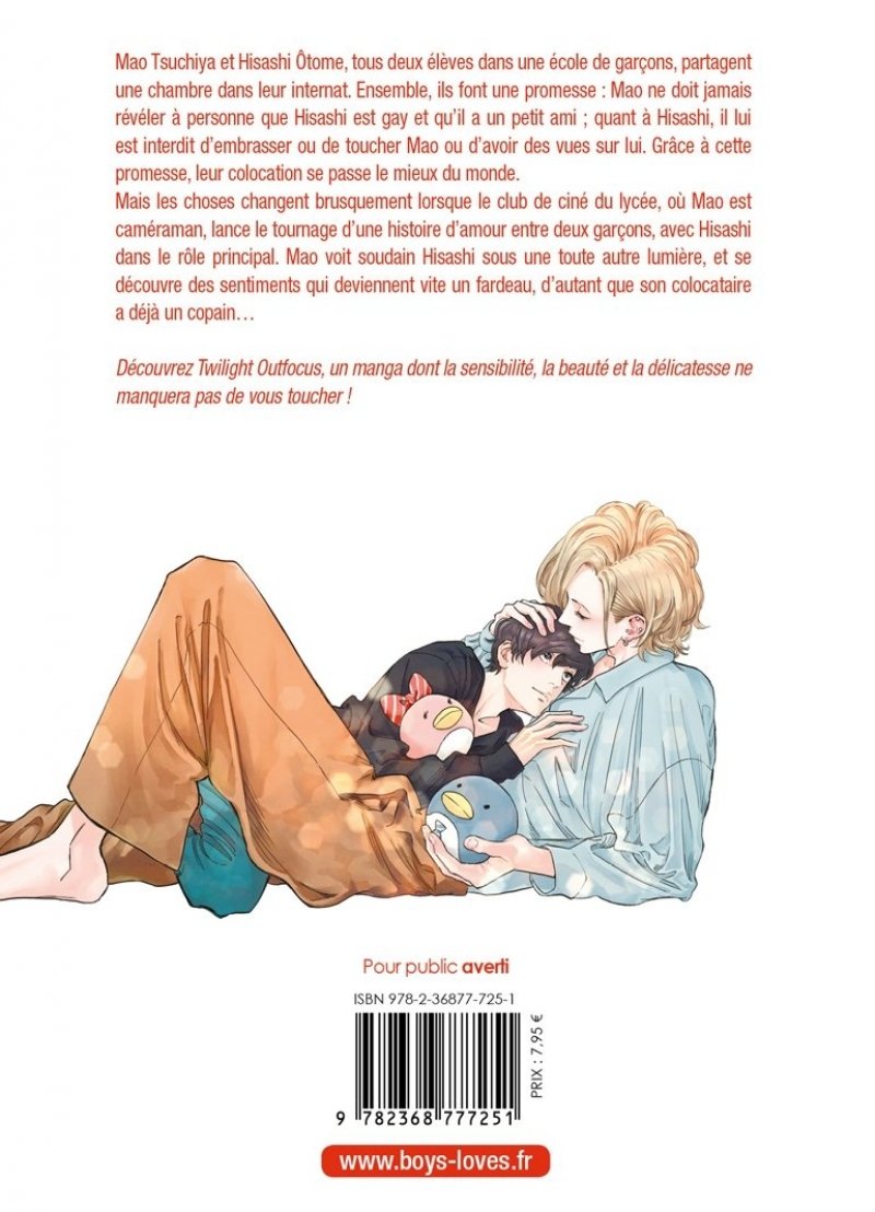 IMAGE 2 : Twilight Outfocus - Livre (Manga) - Yaoi - Hana Collection