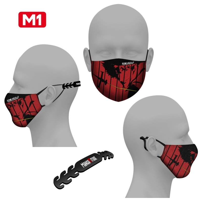 IMAGE 2 : Masque tissu - Cowboy Bebop - Modèle M1