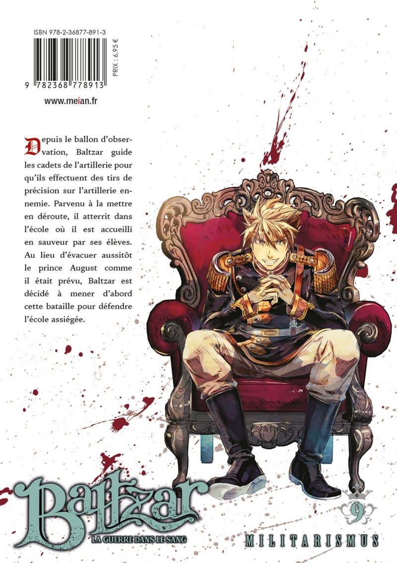 IMAGE 2 : Baltzar : La guerre dans le sang - Tome 09 - Livre (Manga)