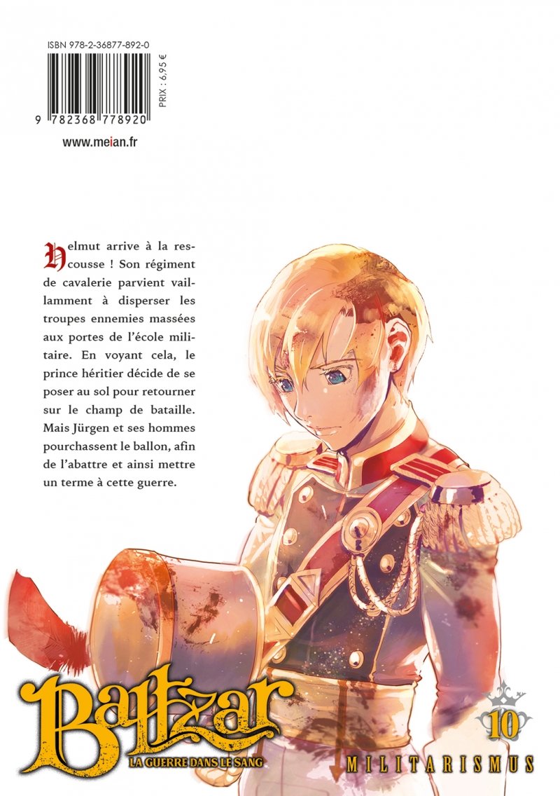 IMAGE 2 : Baltzar : La guerre dans le sang - Tome 10 - Livre (Manga)