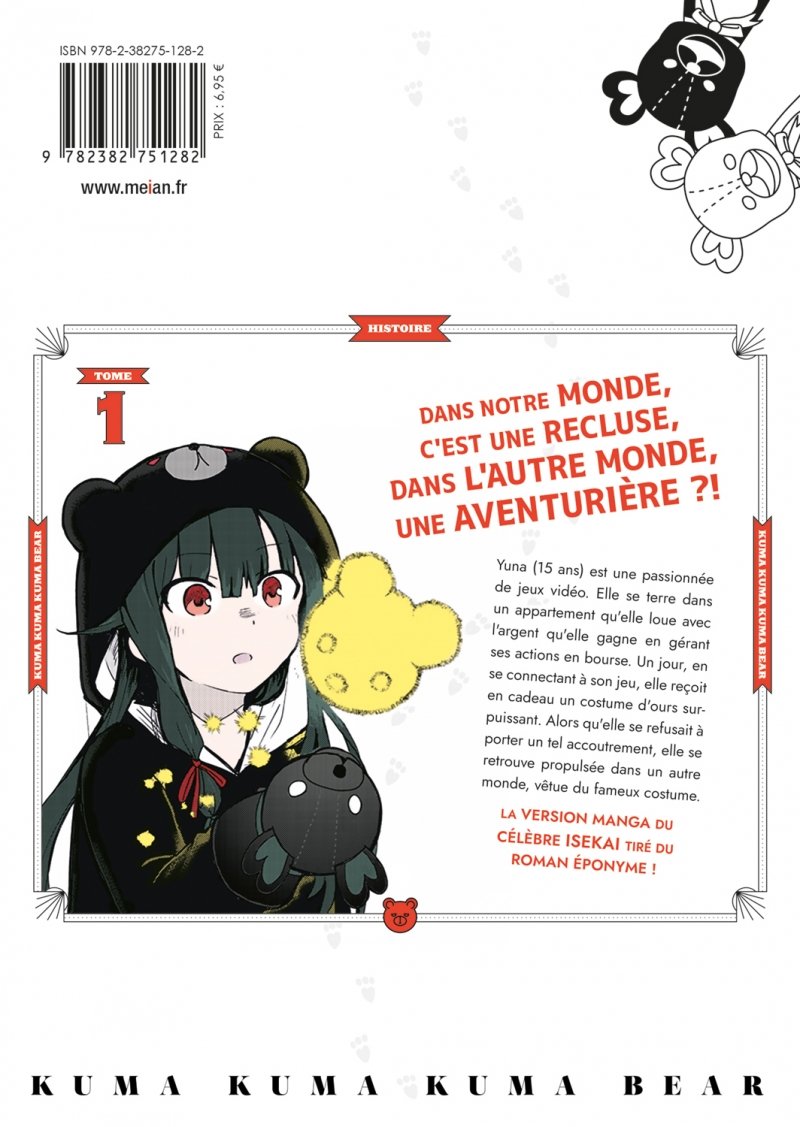 IMAGE 2 : Kuma Kuma Kuma Bear - Tome 01 - Livre (Manga)