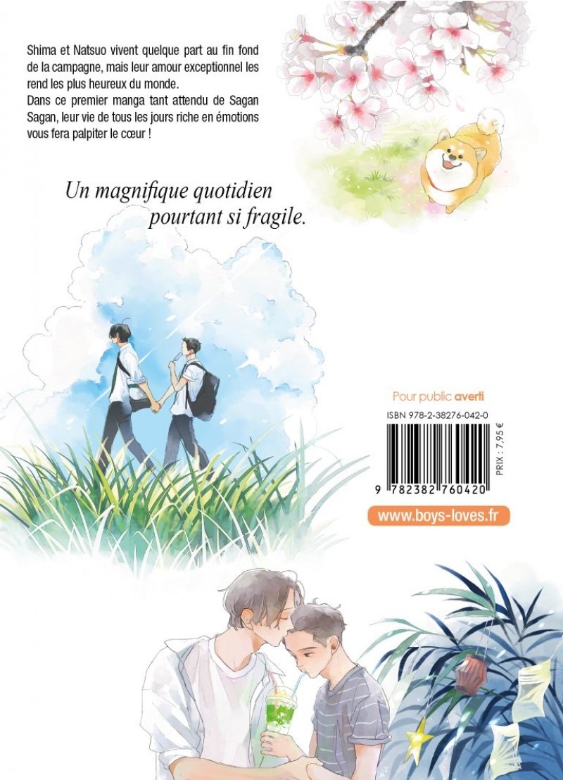 IMAGE 2 : Les saisons, Nacchan et moi - Livre (Manga) - Yaoi - Hana Collection