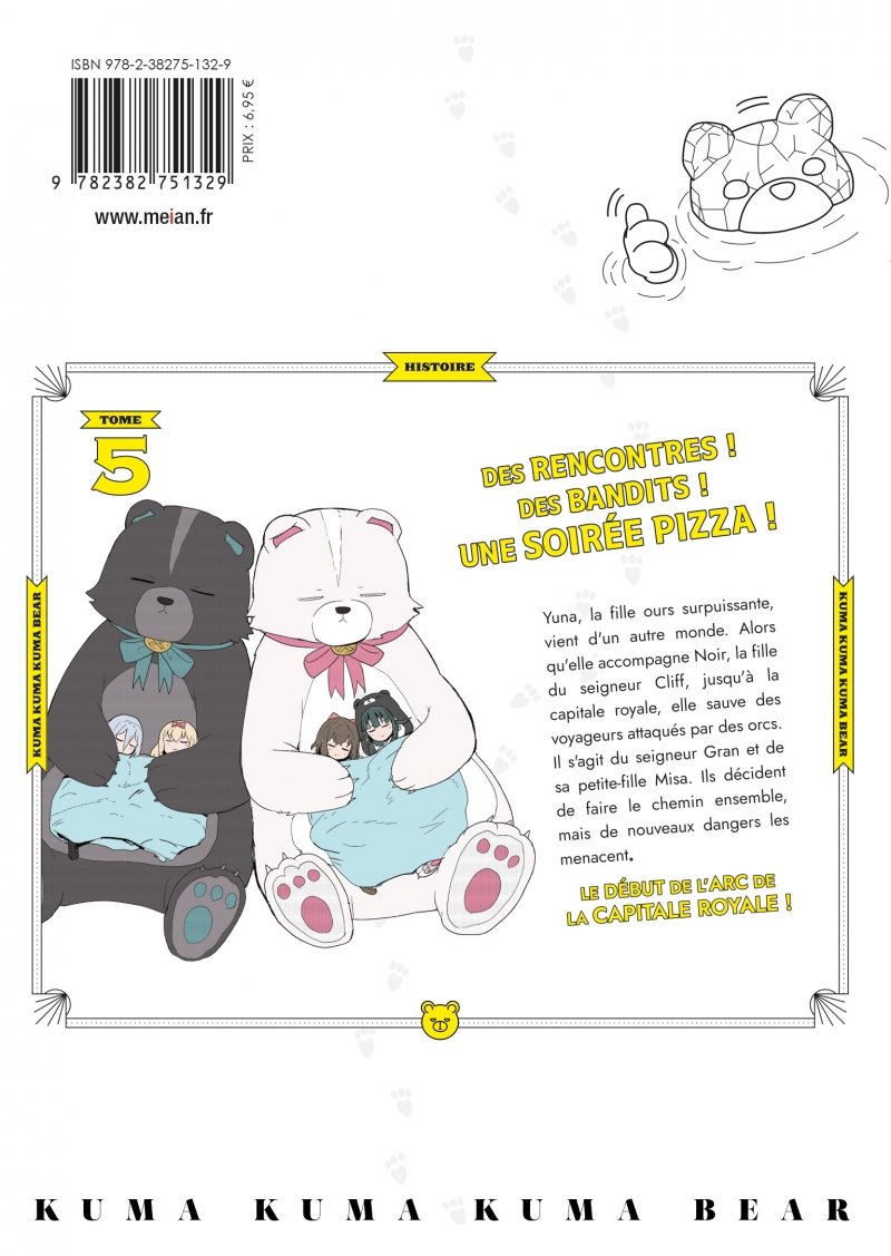 IMAGE 2 : Kuma Kuma Kuma Bear - Tome 5 - Livre (Manga)