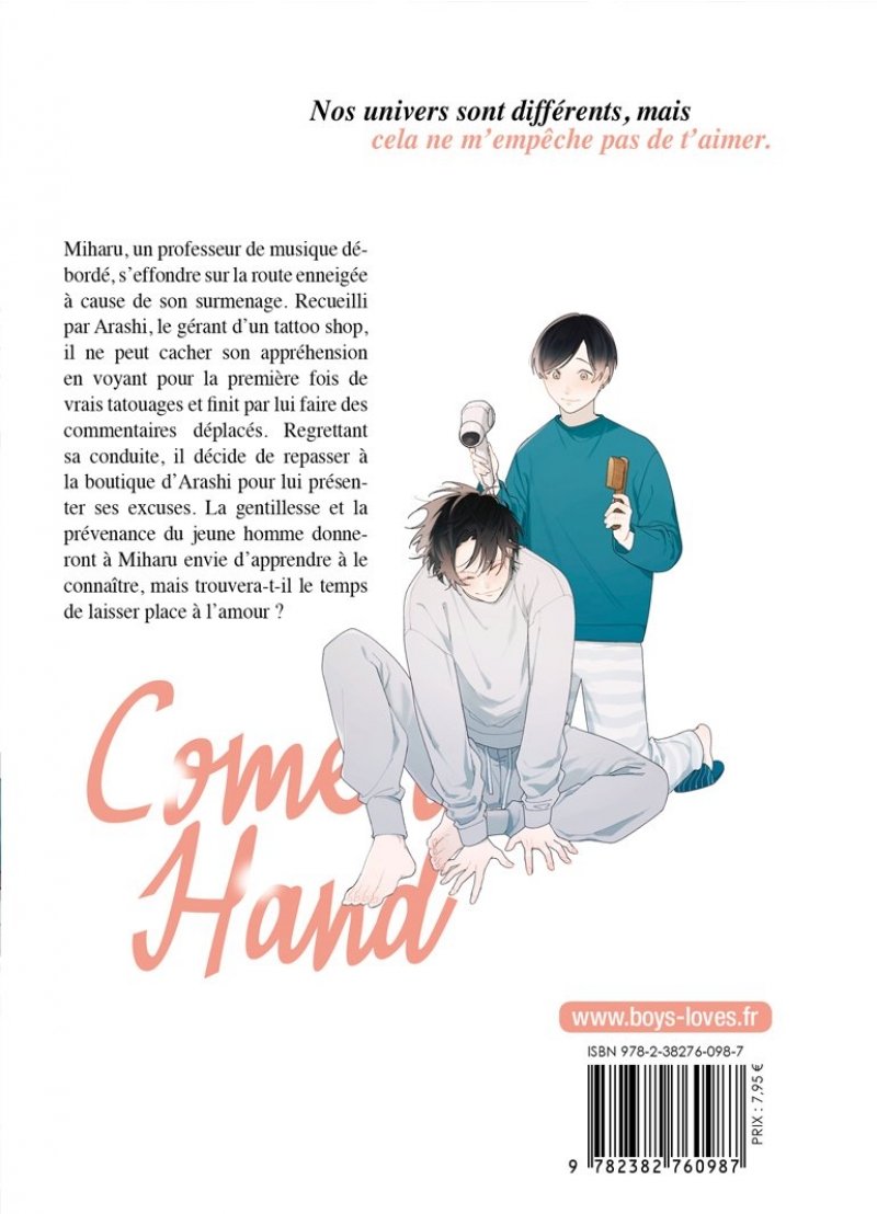 IMAGE 2 : Come to hand - Livre (Manga) - Yaoi - Hana Collection