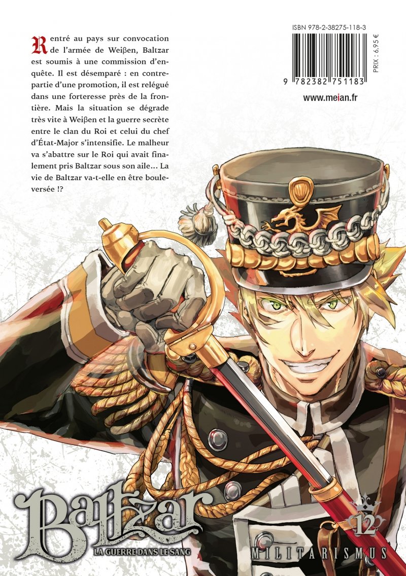 IMAGE 2 : Baltzar : La guerre dans le sang - Tome 12 - Livre (Manga)