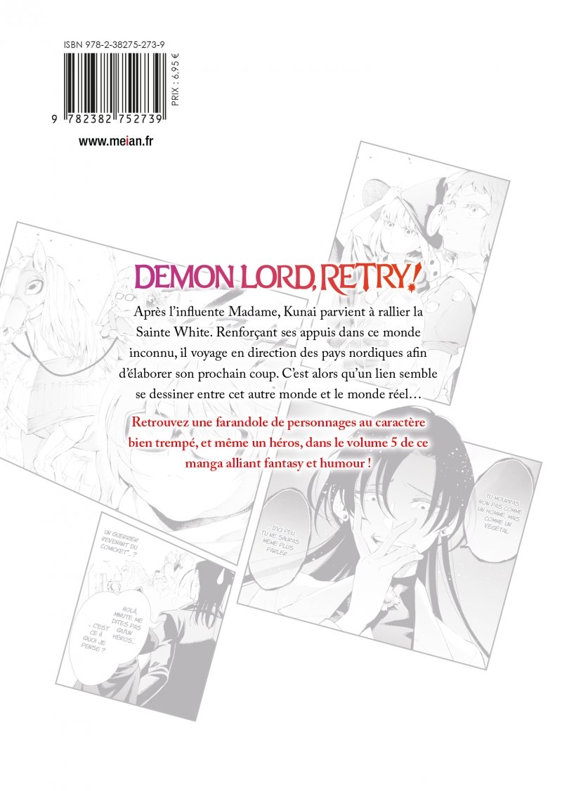 Demon Lord, Retry! - Tome 5 - Livre (Manga) - Meian - Kurone