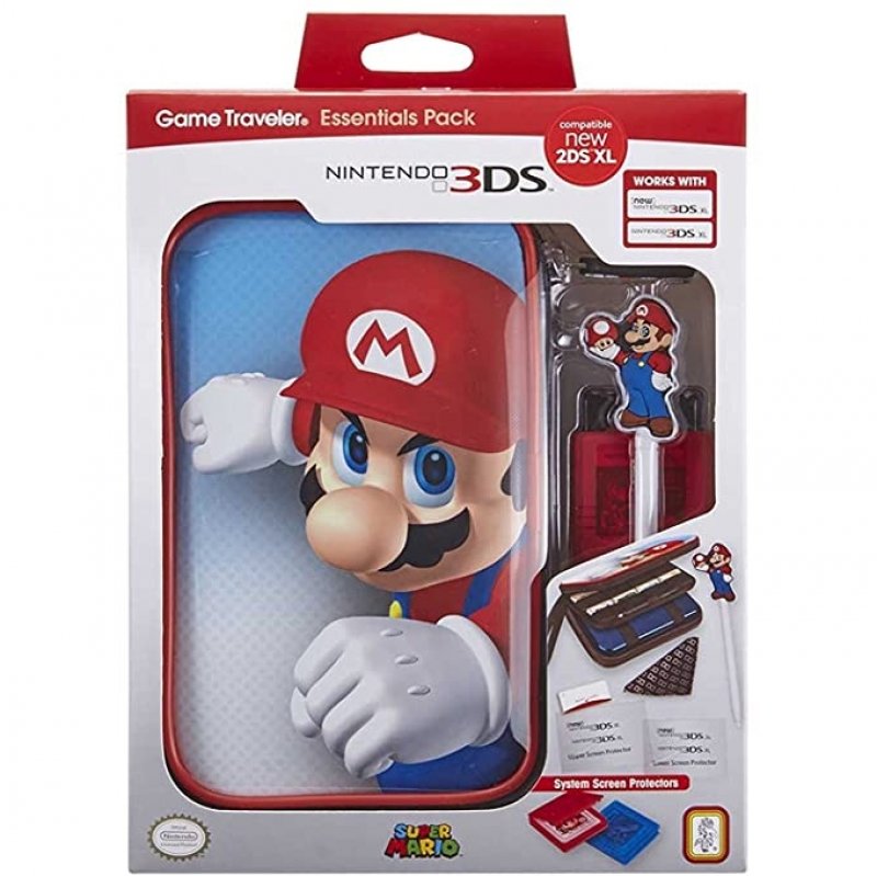 Kit d'accessoires Official Essential Pack Mario 2DS XL et 3DS XL - Nintendo