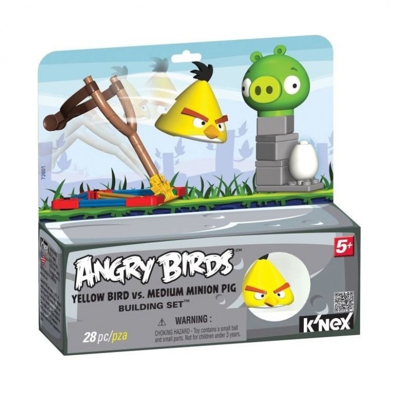 IMAGE 2 : Catapulte Angry Birds - Yellow Bird vs Medium Minion Pig
