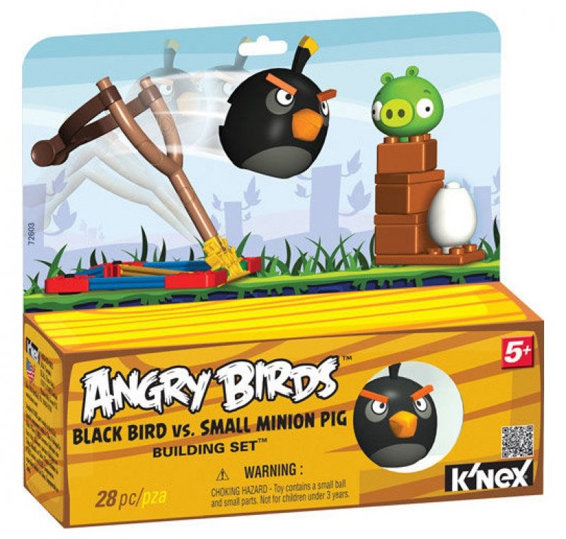 IMAGE 3 : Catapulte Angry Birds - Black Bird vs Medium Minion Pig