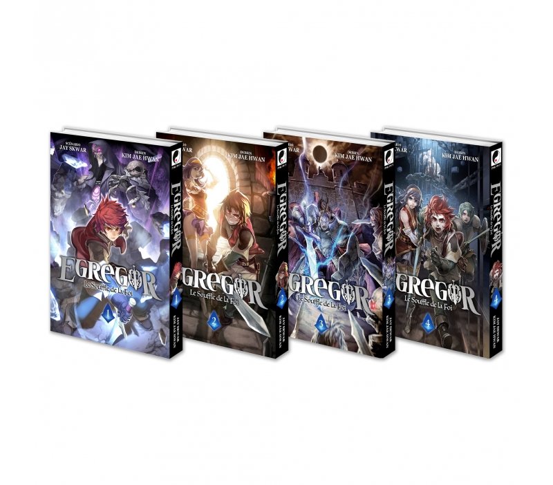 IMAGE 2 : Egregor : Le Souffle de la Foi - Partie 1 (Tomes 1  4) - Coffret 4 Mangas Collector limit