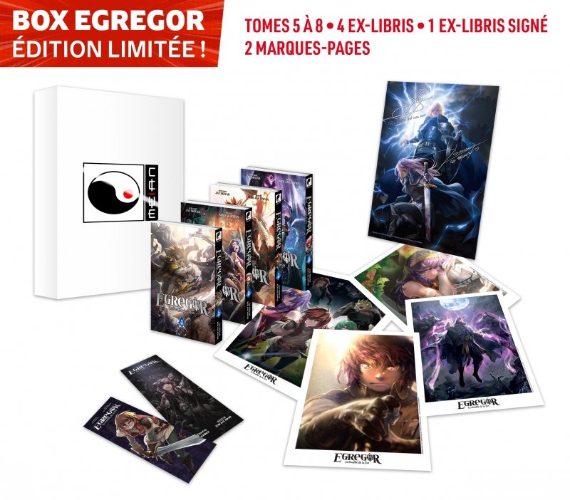 Egregor : Le Souffle de la Foi - Partie 2 (Tomes 5  8) - Coffret 4 Mangas Collector limit