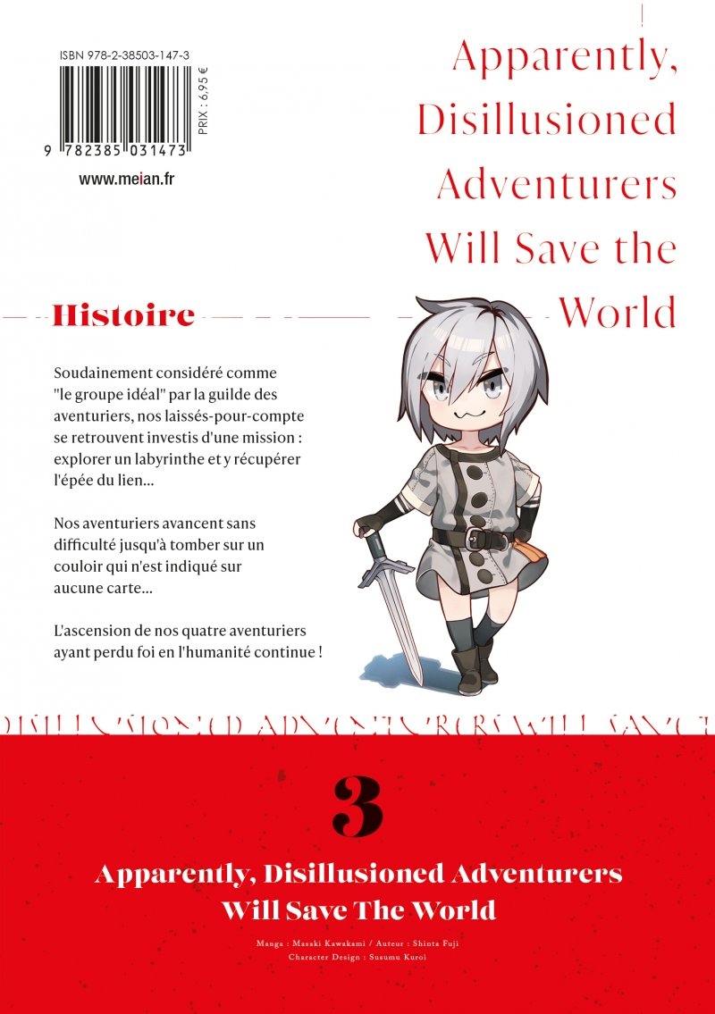 IMAGE 2 : Apparently, Disillusioned Adventurers Will Save the World - Tome 03 - Livre (Manga)