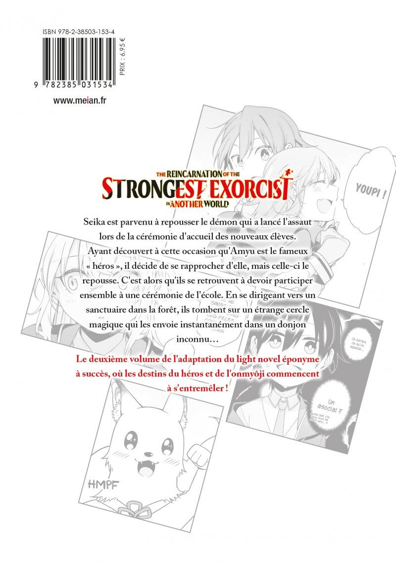 IMAGE 2 : The Reincarnation of the Strongest Exorcist in Another World - Tome 02 - Livre (Manga)