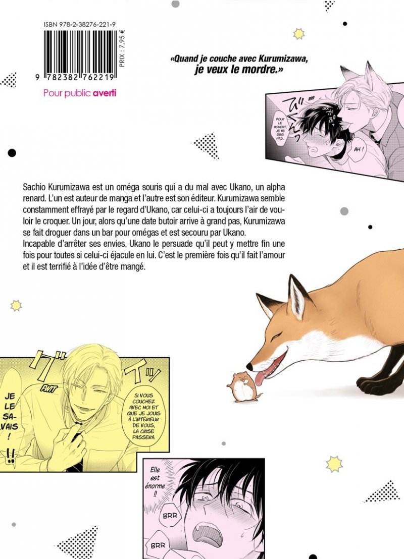 IMAGE 2 : La souris et le renard - Tome 01 - Livre (Manga) - Yaoi - Hana Book