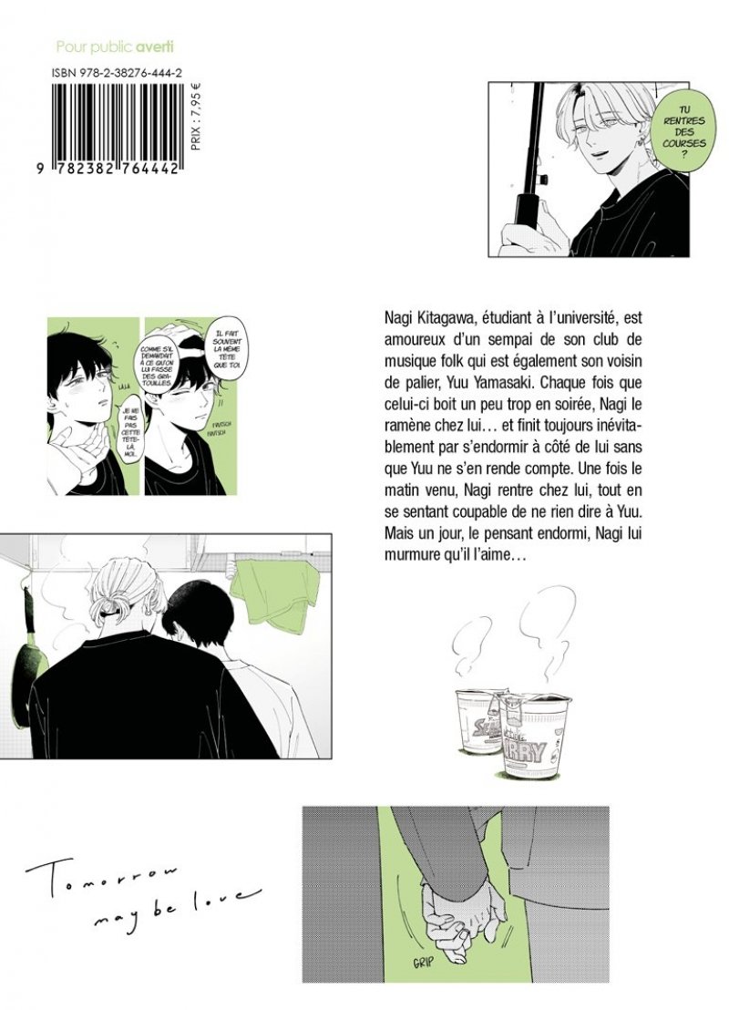 IMAGE 2 : Tomorrow Maybe Love - Livre (Manga) - Yaoi - Hana Book