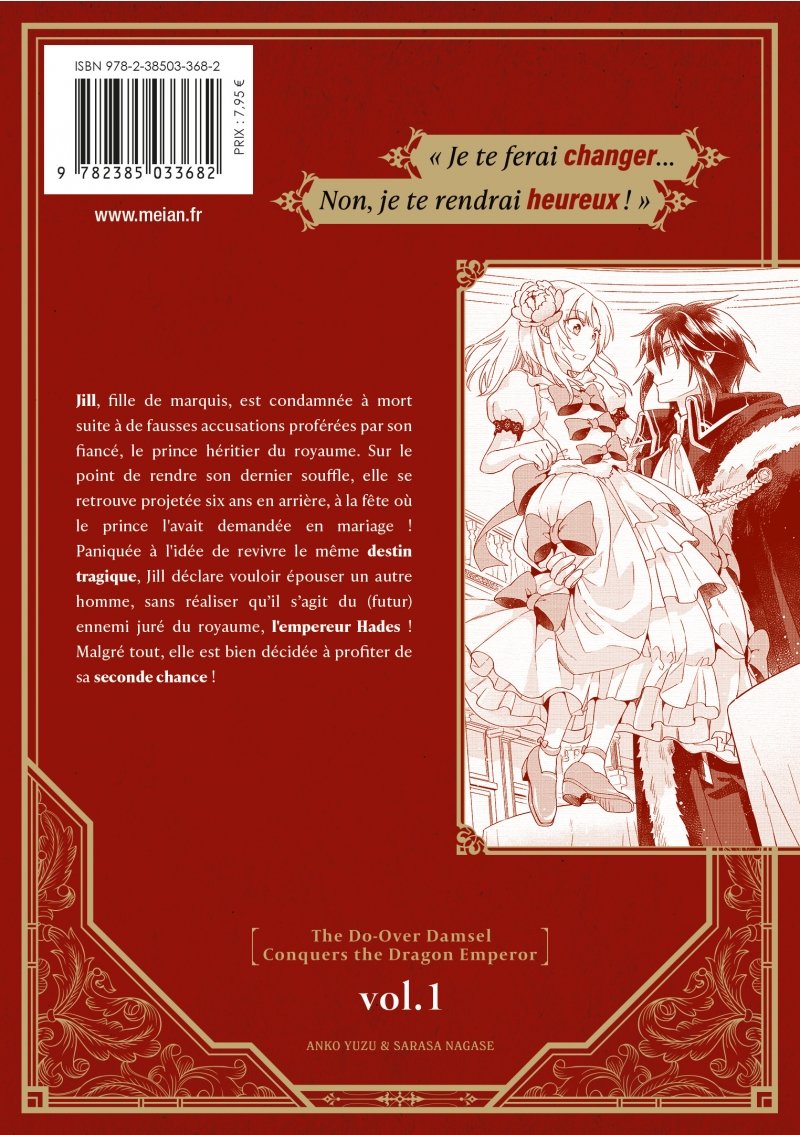IMAGE 2 : The Do-Over Damsel Conquers the Dragon Emperor - Tome 01 - Livre (Manga)