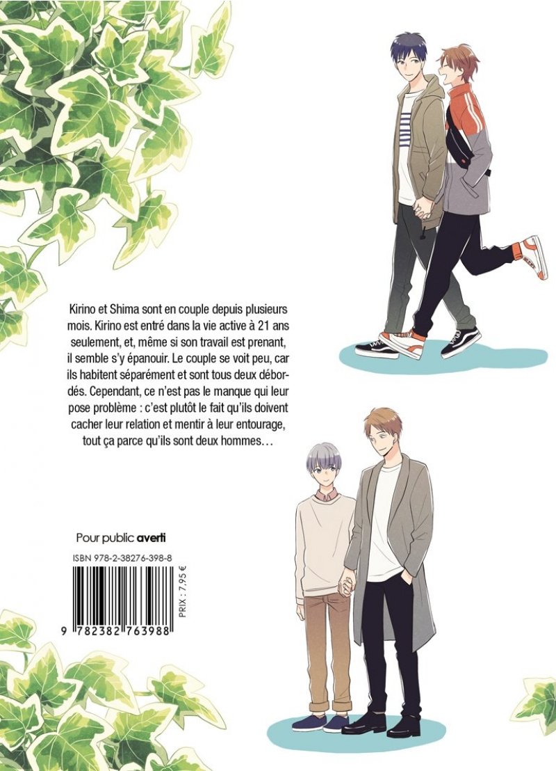 IMAGE 2 : Aujourd'hui, demain, avec toi - Livre (Manga) - Yaoi - Hana Book