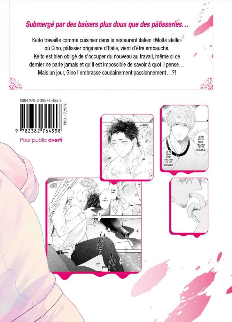 IMAGE 2 : Baisers sucrs - Livre (Manga) - Yaoi - Hana Book
