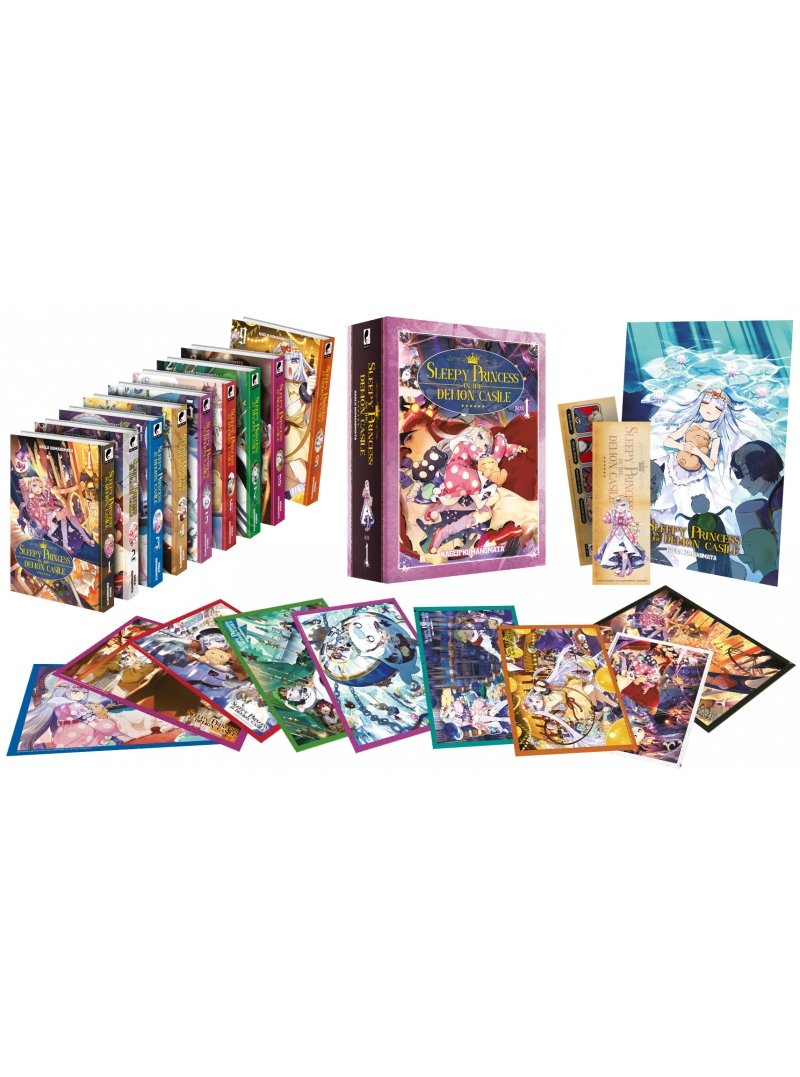 IMAGE 2 : Sleepy Princess in the Demon Castle - Partie 1 - Coffret Collector (tomes 1 à 9)