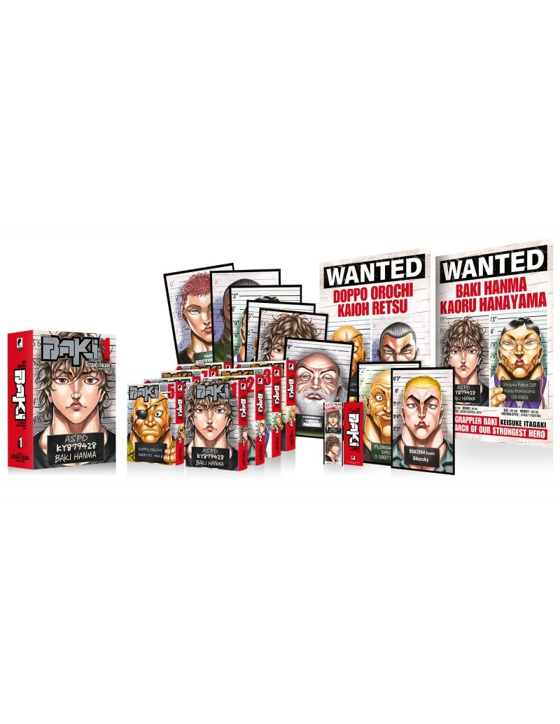 IMAGE 2 : New Grappler Baki - Perfect Edition - Partie 1 - Coffret Collector (tomes 1  8)