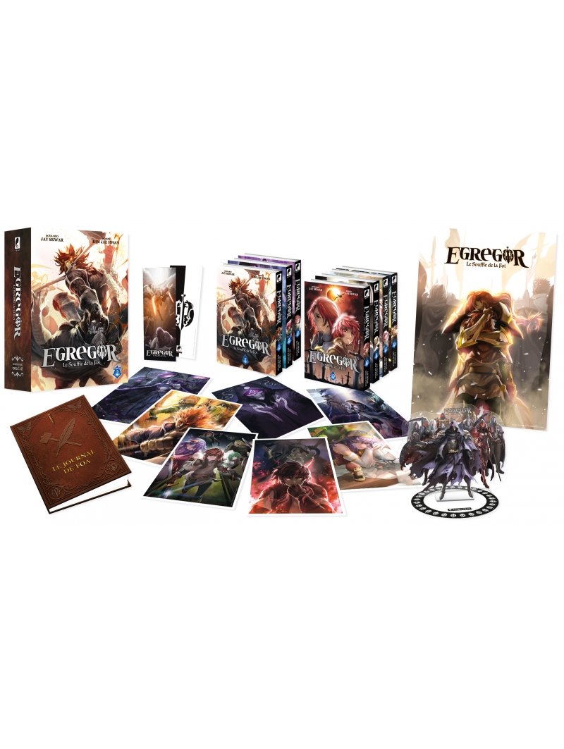 IMAGE 3 : Egregor : Le Souffle de la Foi - Partie 2 (Tomes 07  13) - Coffret 7 Mangas Collector limit