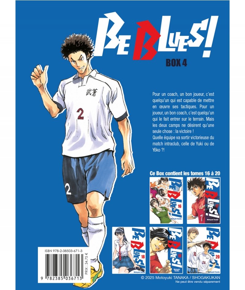 IMAGE 2 : Be Blues! - Partie 4 (Tomes 16  20 ) - Coffret 5 mangas