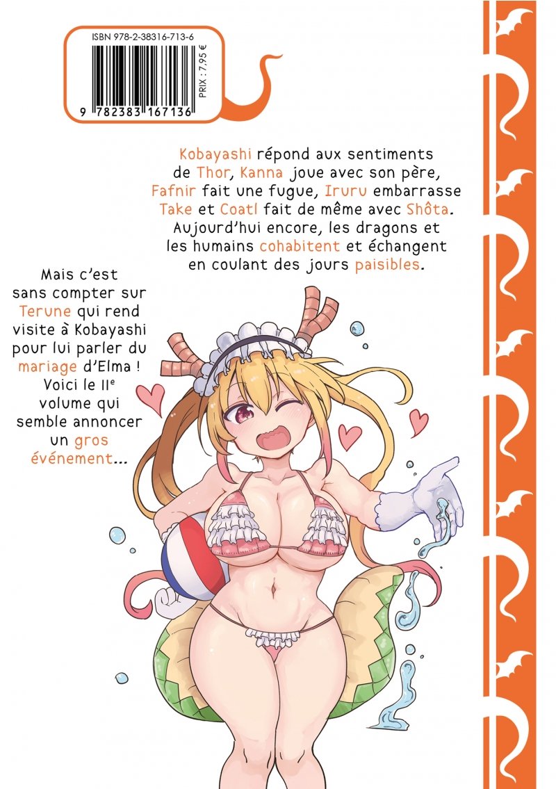 IMAGE 2 : Miss kobayashi's Dragon Maid - Tome 11 - Livre (Manga)