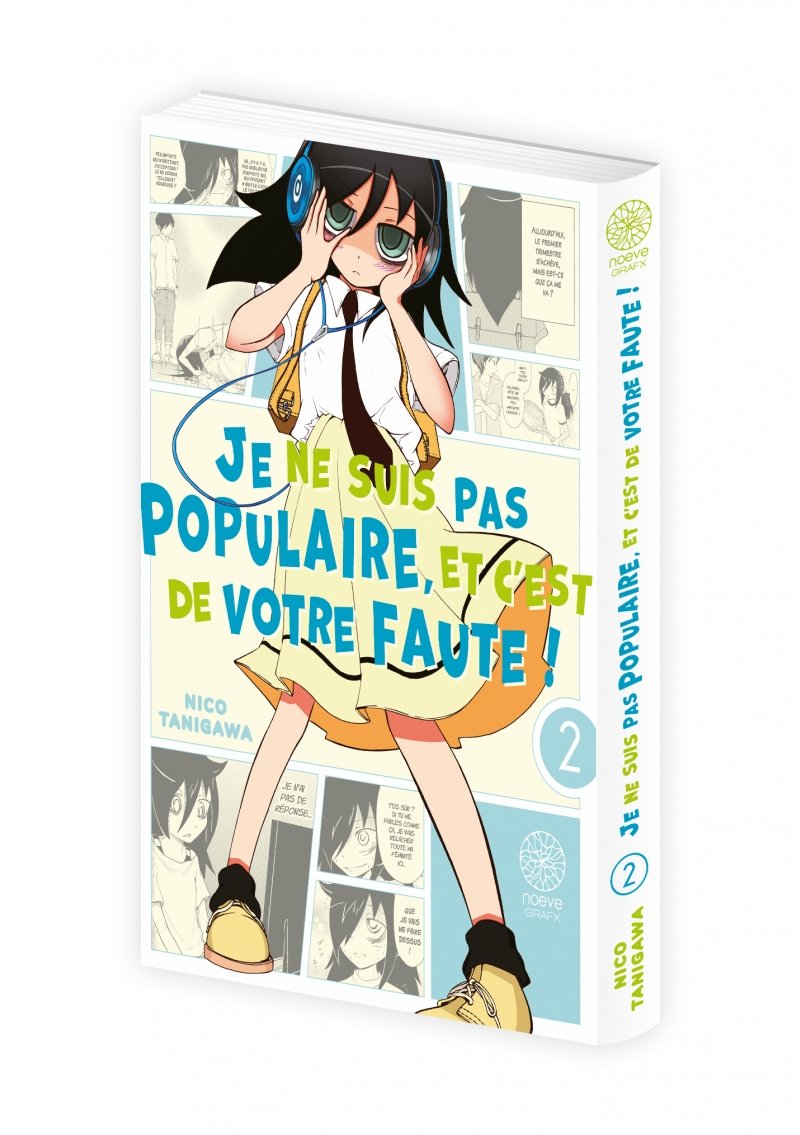 IMAGE 3 : Watamote : Je ne suis pas populaire, et c'est de votre faute! - Tome 02 - Livre (Manga)