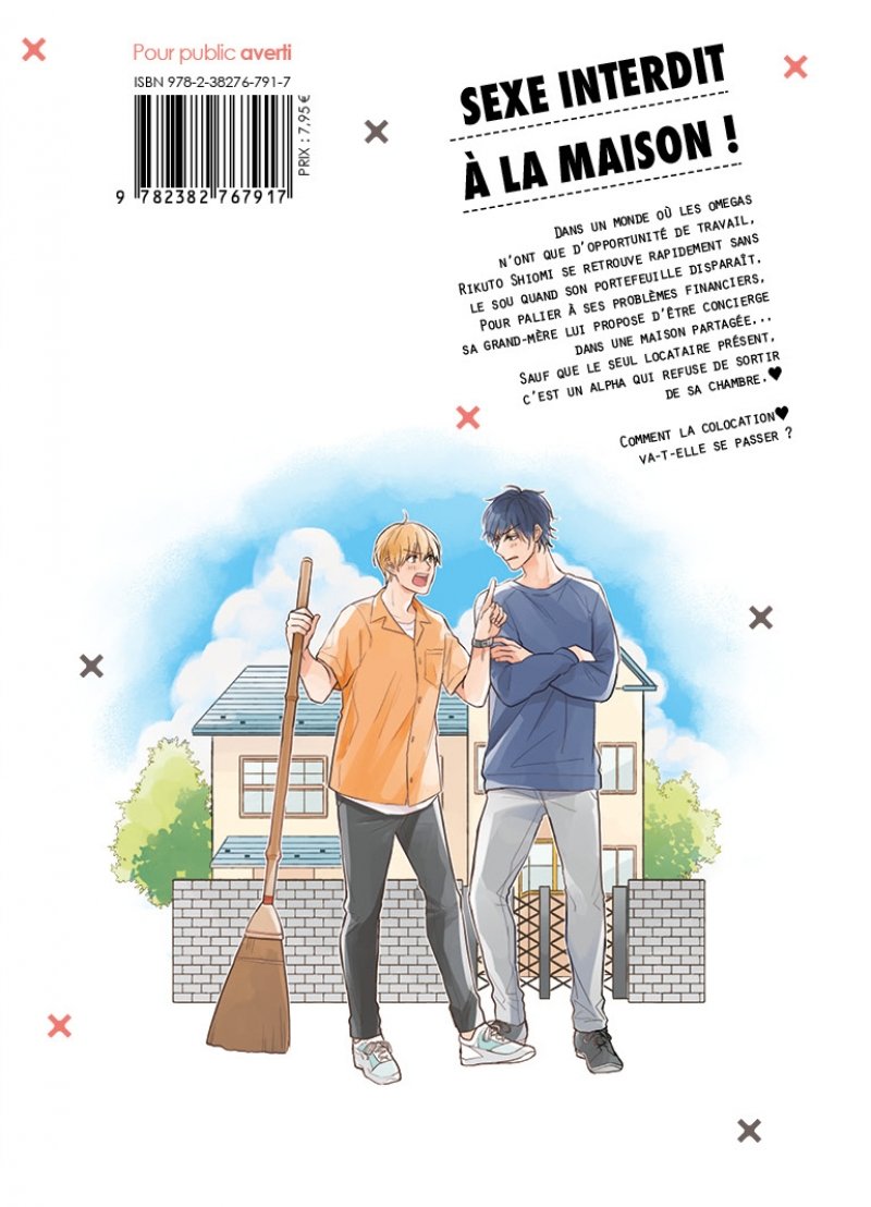 IMAGE 2 : Kiss in Shared House - Livre (Manga) - Yaoi - Hana Book