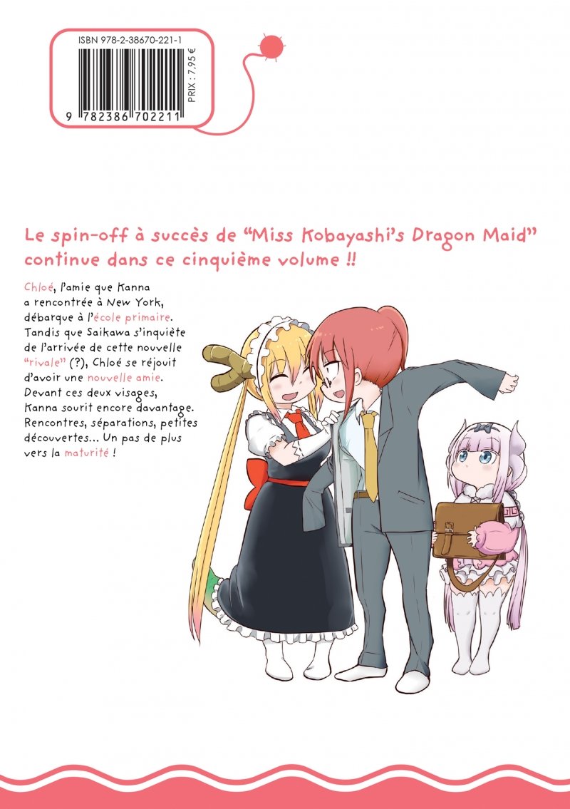 IMAGE 2 : Miss Kobayashi's Dragon Maid - Kanna's Daily Life - Tome 05 - Livre (Manga)