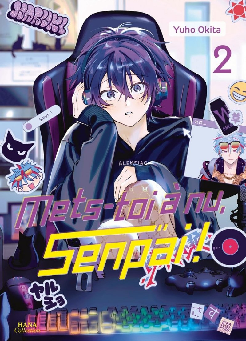 Mets-toi  nu, senpai ! - Tome 02 - Livre (Manga) - Yaoi - Hana Collection