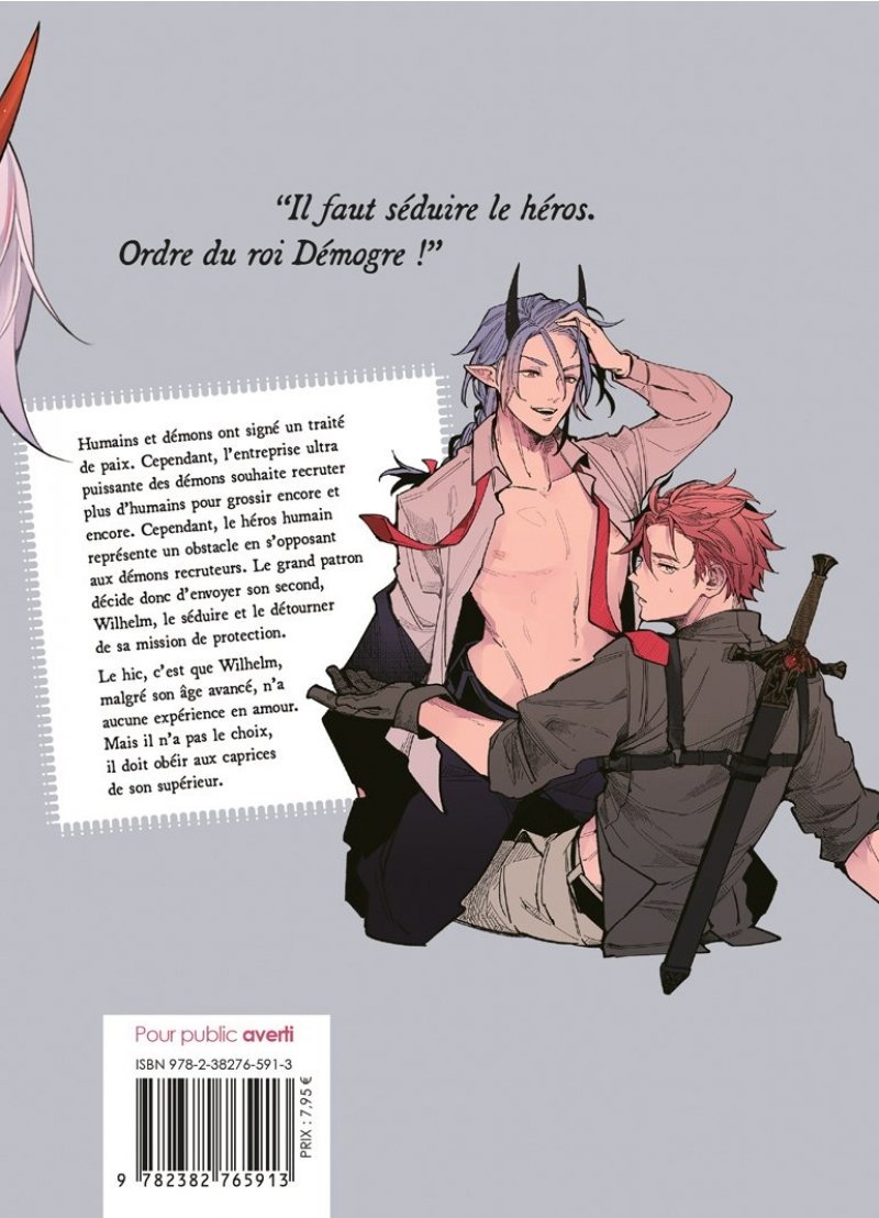 IMAGE 2 : Le d�fi amoureux du d�mon Wilhelm - Livre (Manga) - Yaoi - Hana Collection