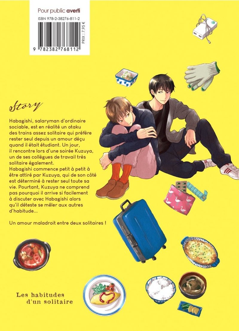 IMAGE 2 : Les habitudes d'un solitaire - Livre (Manga) - Yaoi - Hana Book