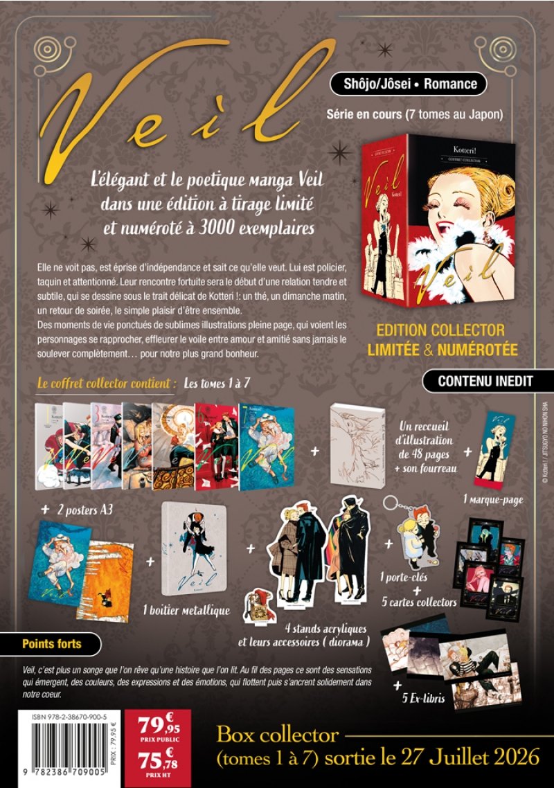 IMAGE 2 : Veil Kotteri - Partie 1 - Coffret Édition limitée numéroté (tomes 1 à 7)