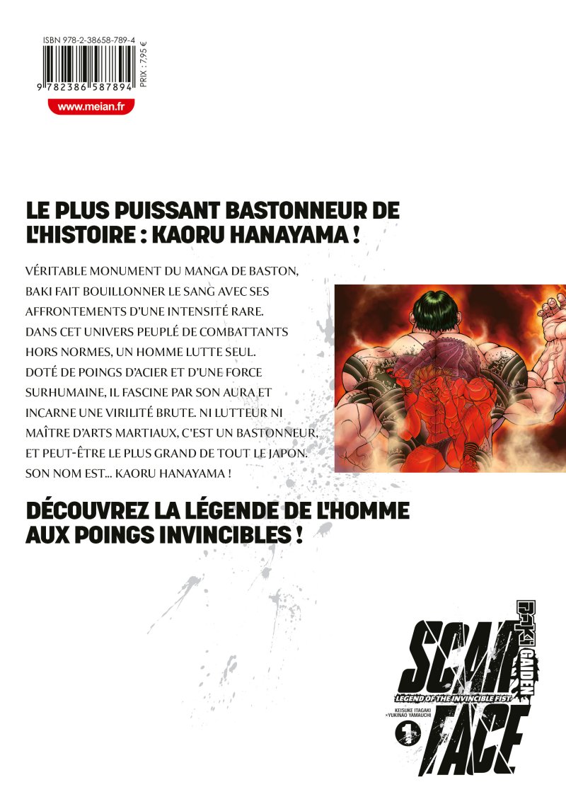 IMAGE 2 : Baki Gaiden: Scarface - Tome 01 - Livre (Manga)