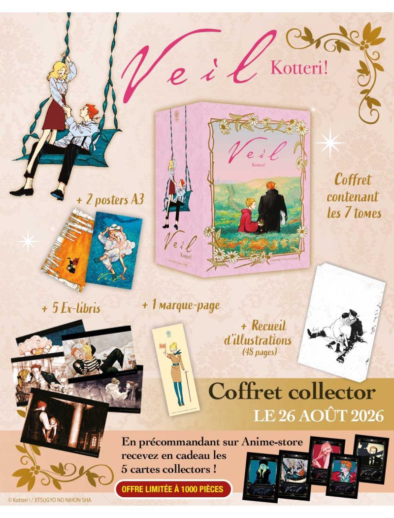 IMAGE 3 : Veil Kotteri - Partie 1 - Coffret Édition Collector (tomes 1 à 7)