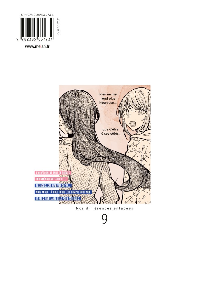IMAGE 2 : Nos différences enlacées - Tome 09 - Livre (Manga)