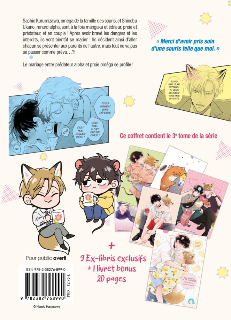 IMAGE 2 : La souris et le renard - Tome 03 - Collector - Livre (Manga) - Yaoi - Hana Book