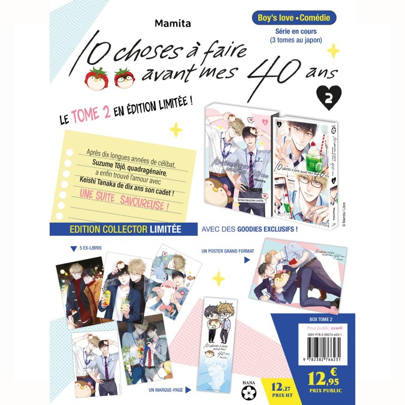 IMAGE 2 : 10 choses à faire avant mes 40 ans - Tome 02 - Édition Collector - Yaoi - Hana Collection