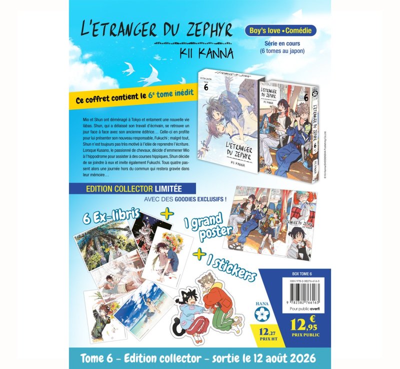 IMAGE 2 : L'étranger du Zephyr - Tome 06 - Edition limitée - Livre (Manga) - Yaoi - Hana Collection