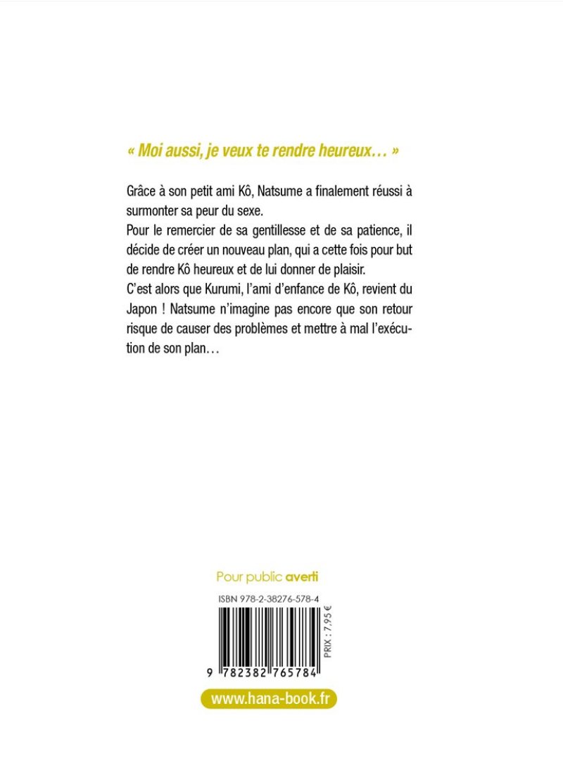 IMAGE 2 : L'épanouissement de Natsume - Livre (Manga) - Yaoi - Hana Collection